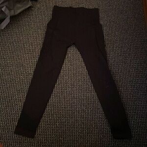 Selling black exercise leggings
